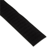 Velcro Polyester Hook 81, Acrylic Adhesive, Black (1" x 25yd)