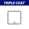 Triple Coat, Galvanized Steel Tubing, Square (1.5" x 1.5" x 16 gauge) 24' Lengths