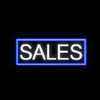 "Sales" Neon Sign - (10" x 28")