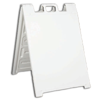 Signicade, Folding A-Frame (24" x 36") White