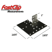 FastClip #5R - Aluminum Sign/Awning Bracket