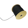 #6 Solid Braid Polyester Cord 3/16" - Black
