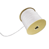 #4 Solid Braid Polyester Cord 1/8" - White