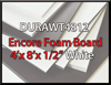Encore White DuraPrime 4' x 8' x 1/2" Foam Board