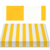 Recacril Acrylic Awning Fabric, Yellow/White (47" x 65yd) Stripes