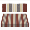 Recacril Acrylic Awning Fabric, Bara (47" x Cut Yardage) Stripes